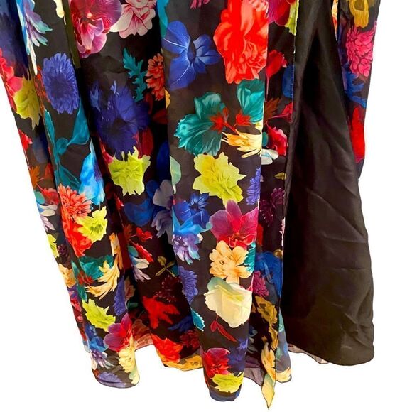 Love by Theia Floral Corset Princess Dress Size 12 - Picture 6 of 8